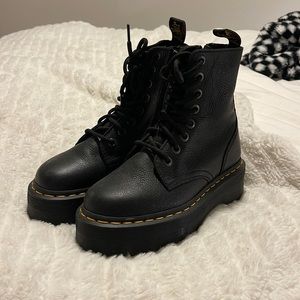 JADON BOOT PISA LEATHER PLATFORMS